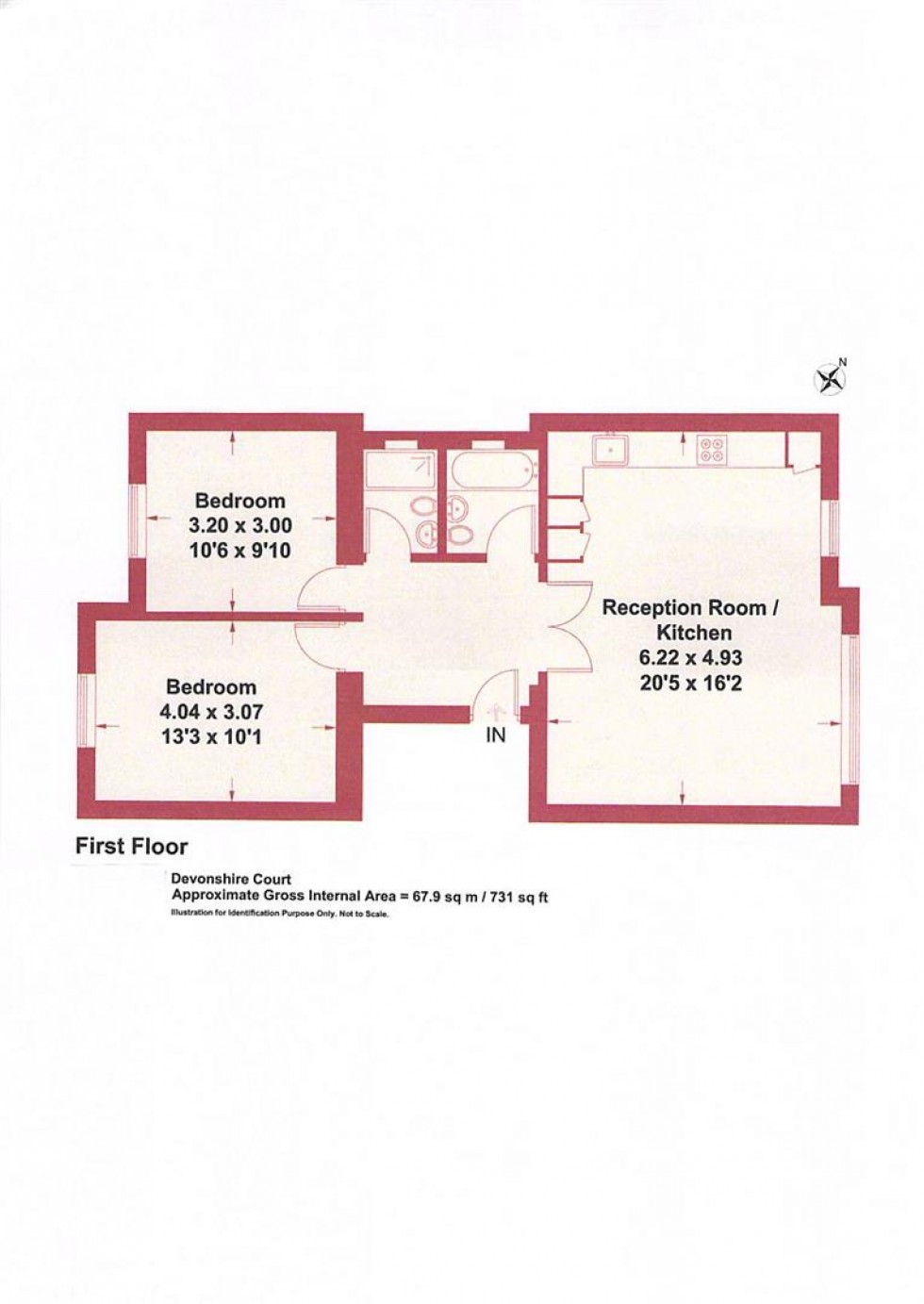 Floorplan for Gloucester Terrace, London