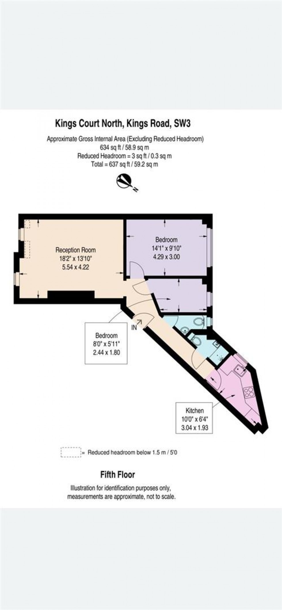 Floorplan for Kings Road, Chelsea, London