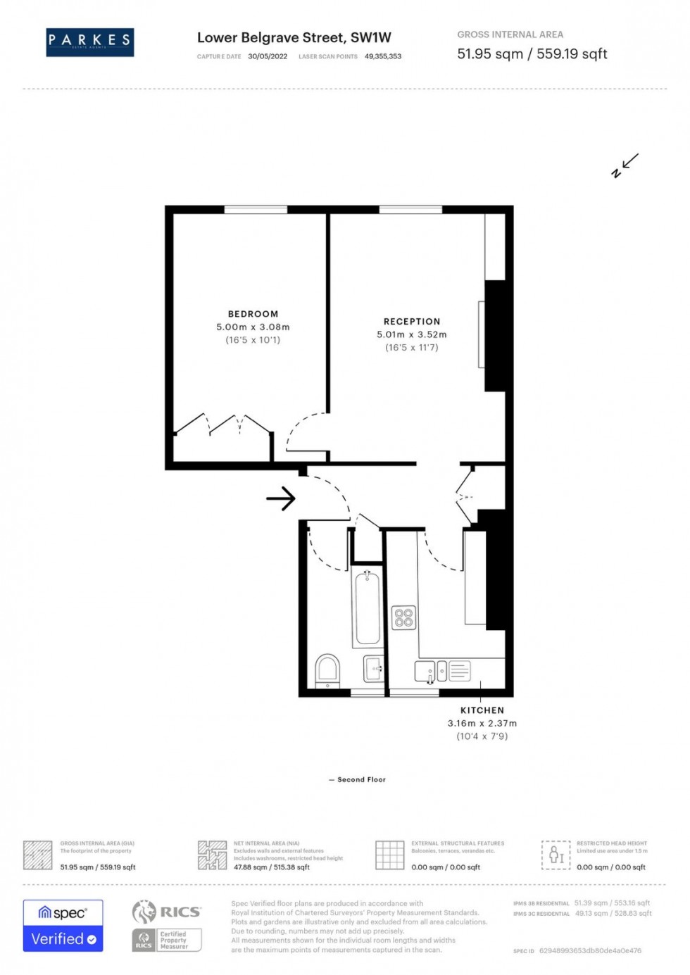Floorplan for Belgravia, London