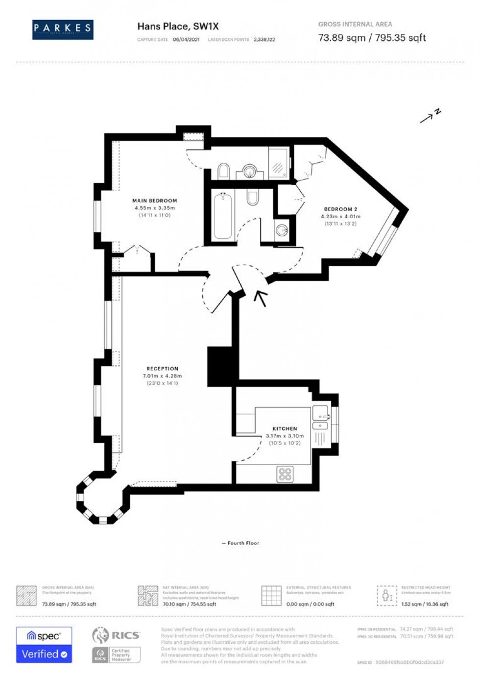 Floorplan for Knightsbridge, London