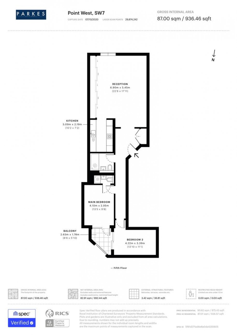 Floorplan for Cromwell Road, Kensington, London