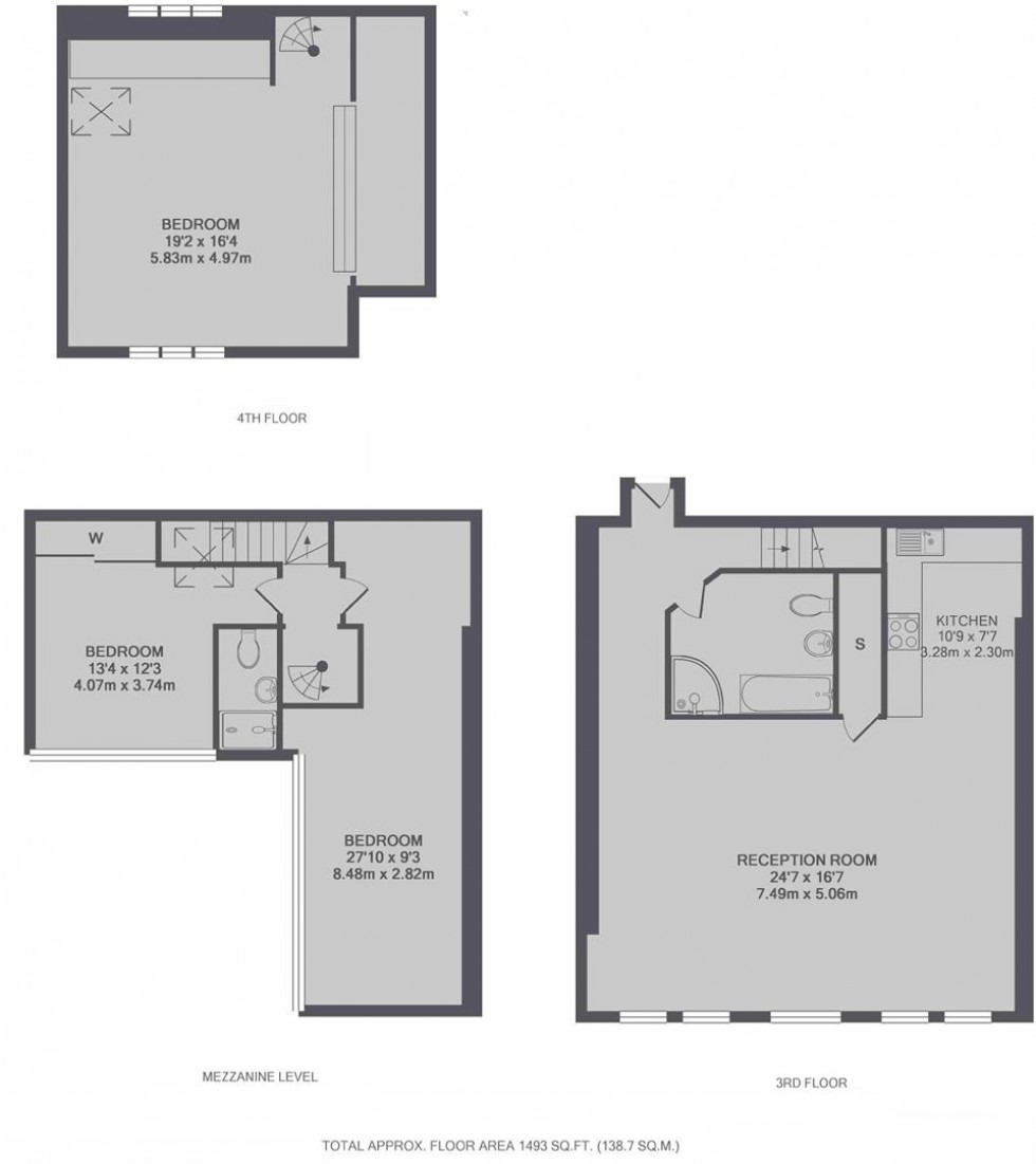 Floorplan for Reed Place, Clapham, London