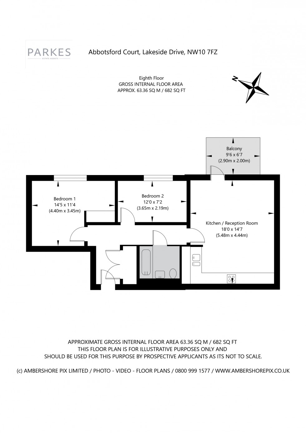 Floorplan for Park Royal, London