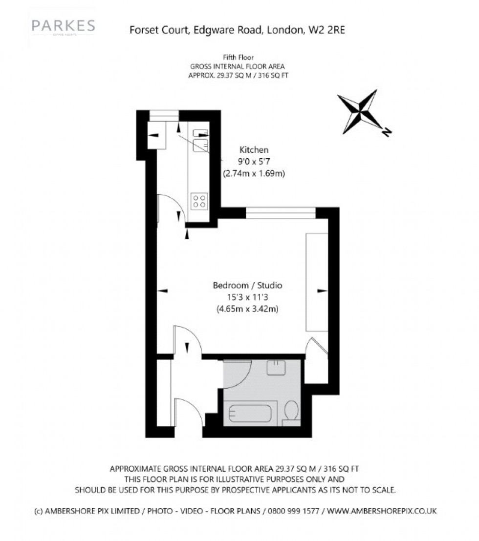 Floorplan for Edgware Road, London