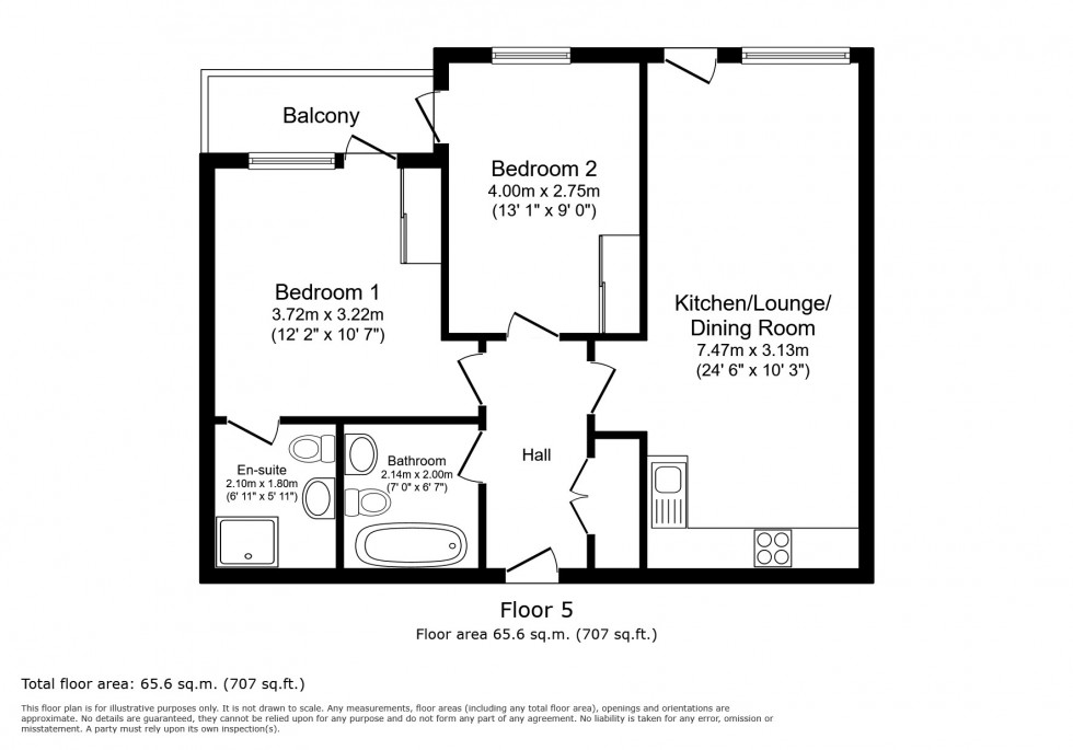 Floorplan for Birmingham, West Midlands