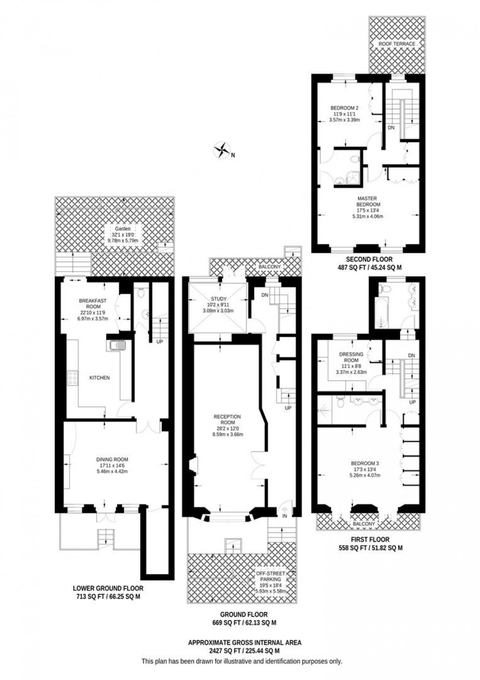 Floorplan for Kensington, London