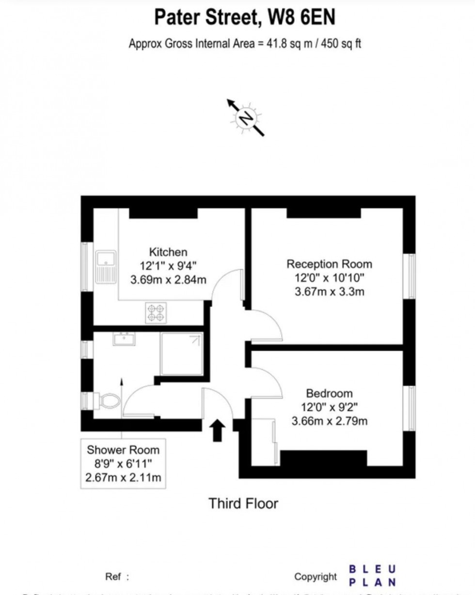 Floorplan for Pater Street, 19- 28 Pater Street, London