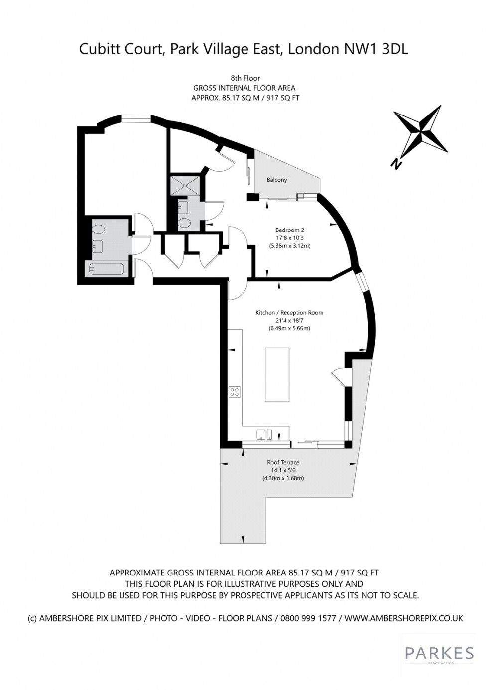 Floorplan for Park Village East, London