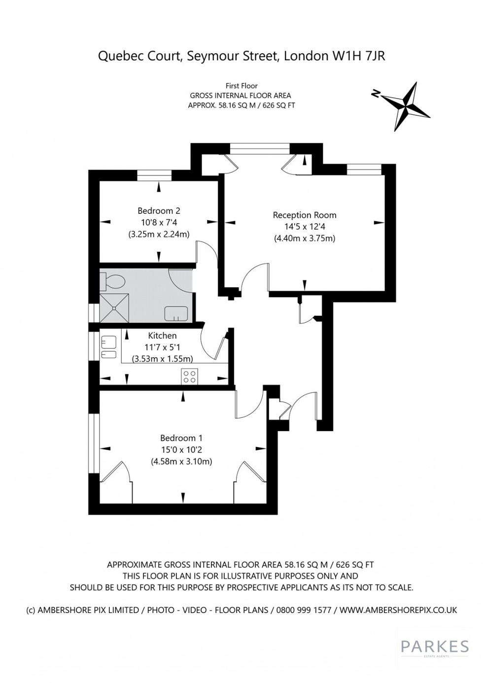 Floorplan for Seymour Street, 21 Seymour Street, London