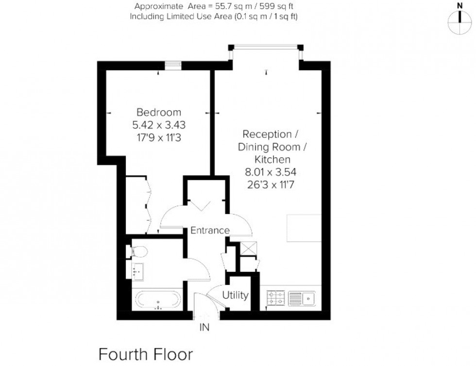 Floorplan for Gatliff Road, London
