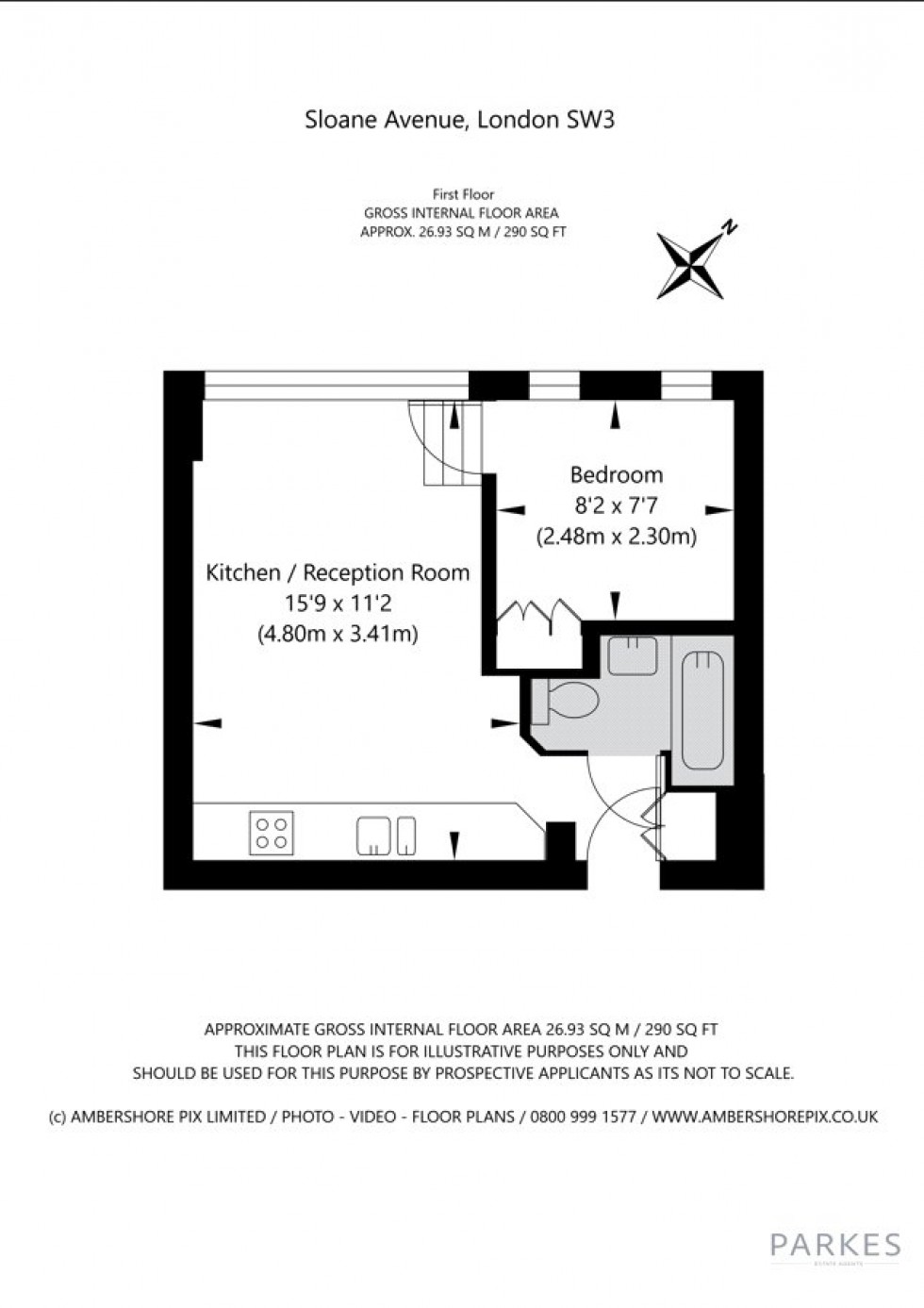 Floorplan for Sloane Avenue, London