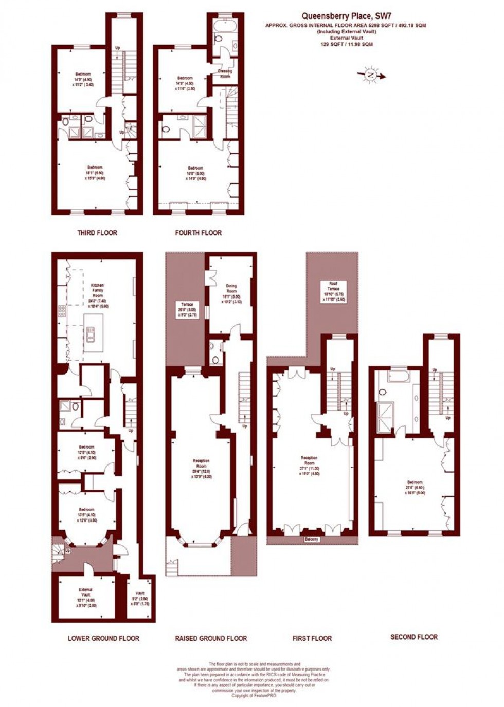 Floorplan for South kensington, London